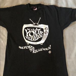 Vintage Lip Service Kill Your Television tee